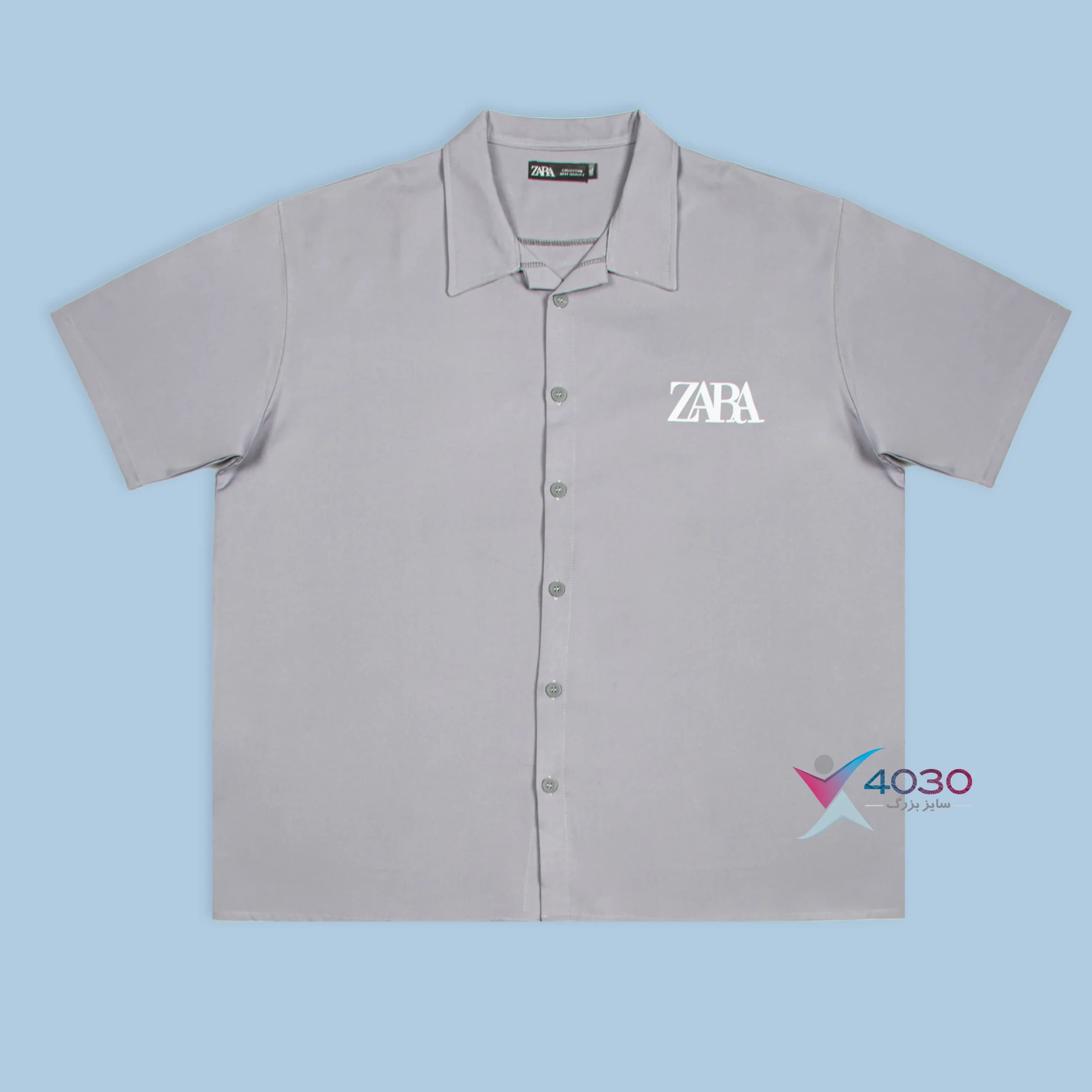 پیراهن آستین کوتاه مازراتی ZARA سایز بزرگ مردانه ( 2819 ) — تصویر ۸