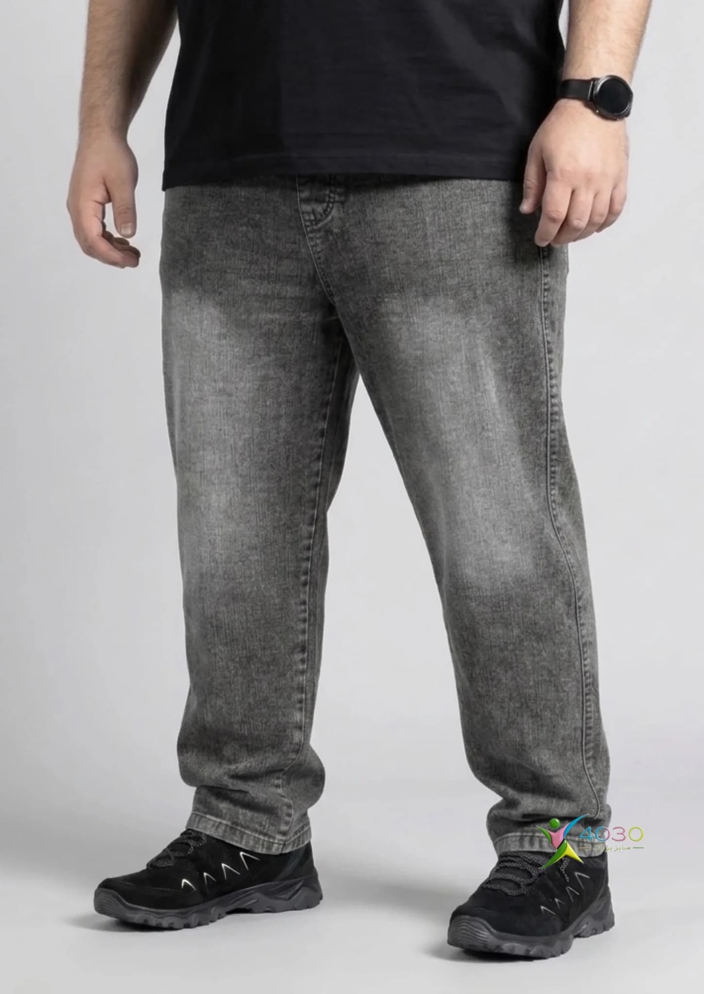 شلوار جین کمرکش ZARA سایز بزرگ مردانه ( 3877 ) — تصویر ۸