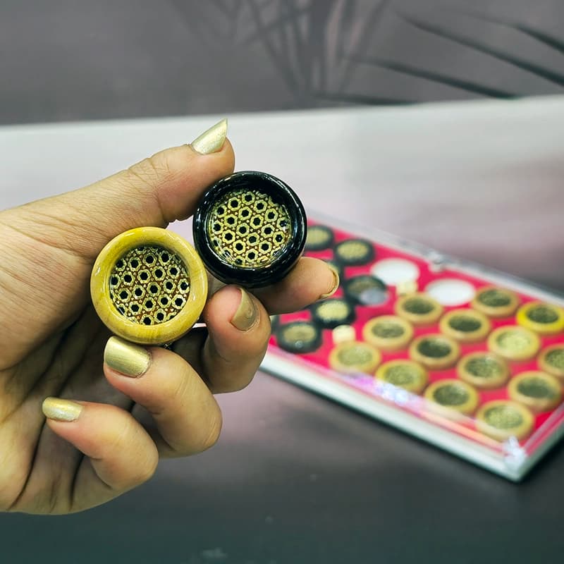 مهره نرد خاتم چوبی اعلا 50 (28 میلیمتر)