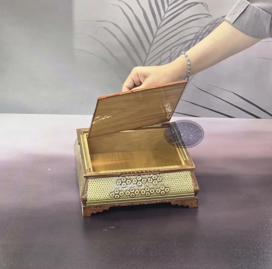 شکلات خوری 4 گوش سیمی طرح 2 کاظمی — تصویر ۳
