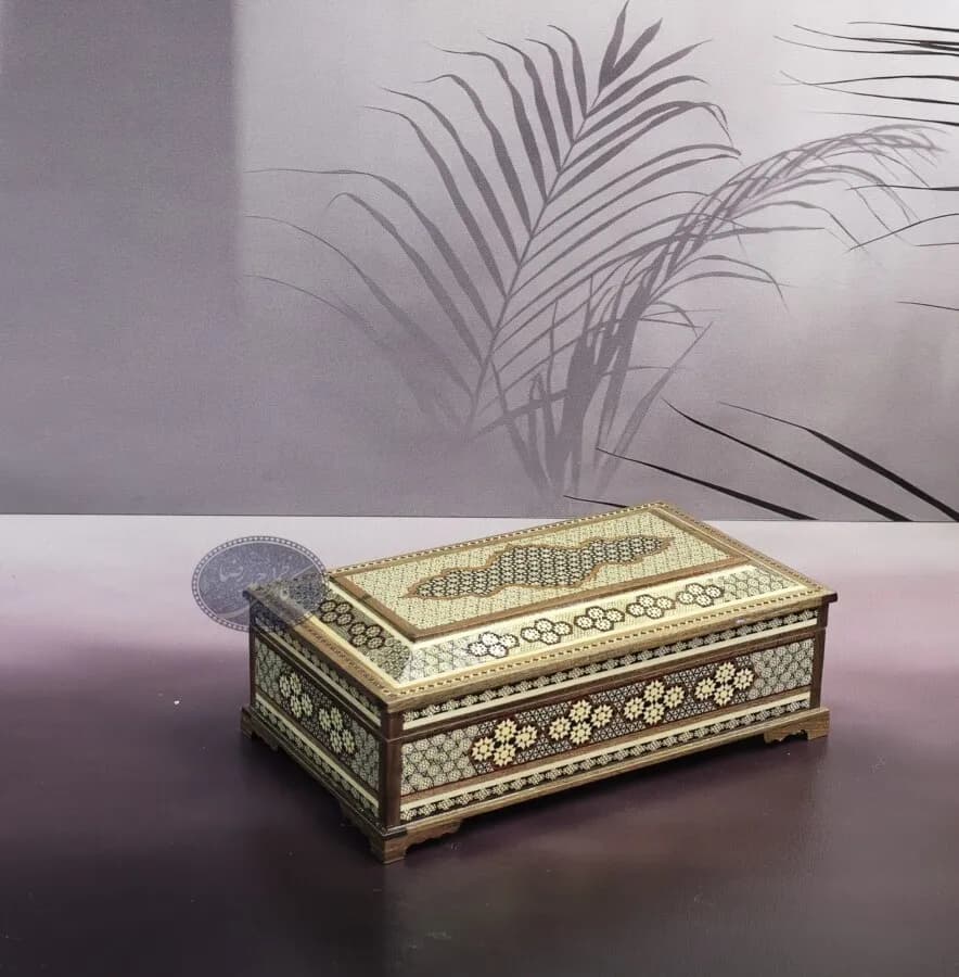جا قاشقی خاتم کاری کلبه ای کاظمی