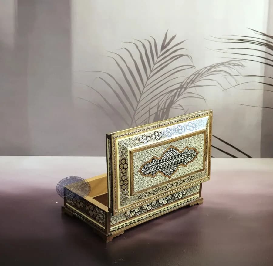 جا قاشقی خاتم کاری کلبه ای کاظمی — تصویر ۲