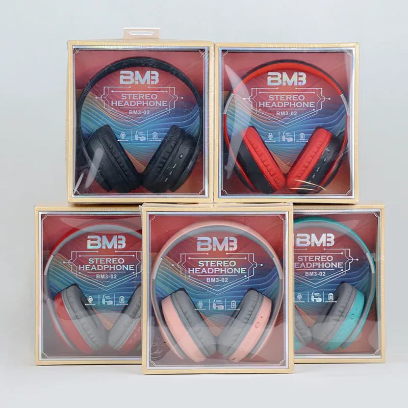 هدفون بلوتوثی رقص نور دار مدل BM3-02 — تصویر ۵