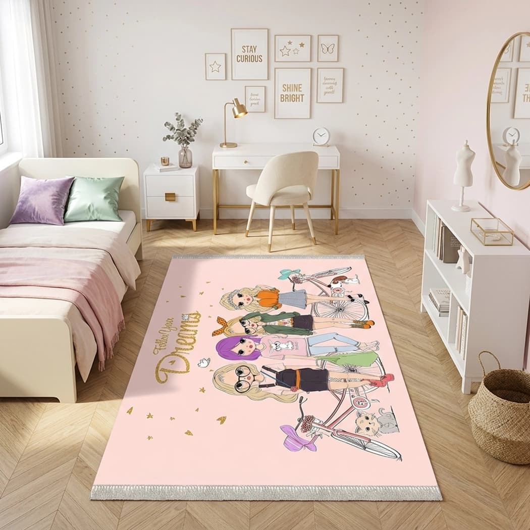 فرشینه کودک طرح دخترانه Dream مدل 1002 — تصویر ۶
