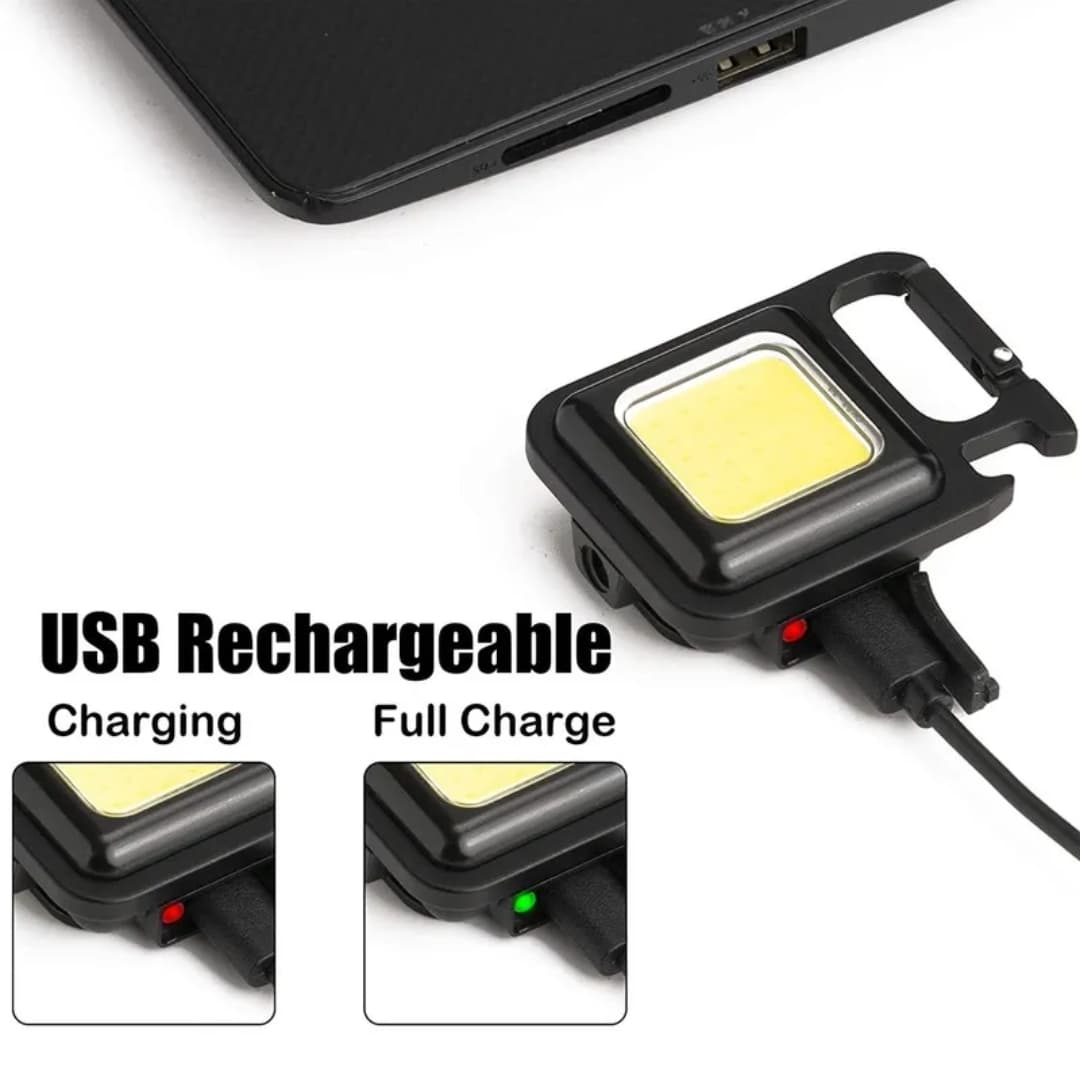 چراغ LED شارژی کمپی مربعی کوچک — تصویر ۷