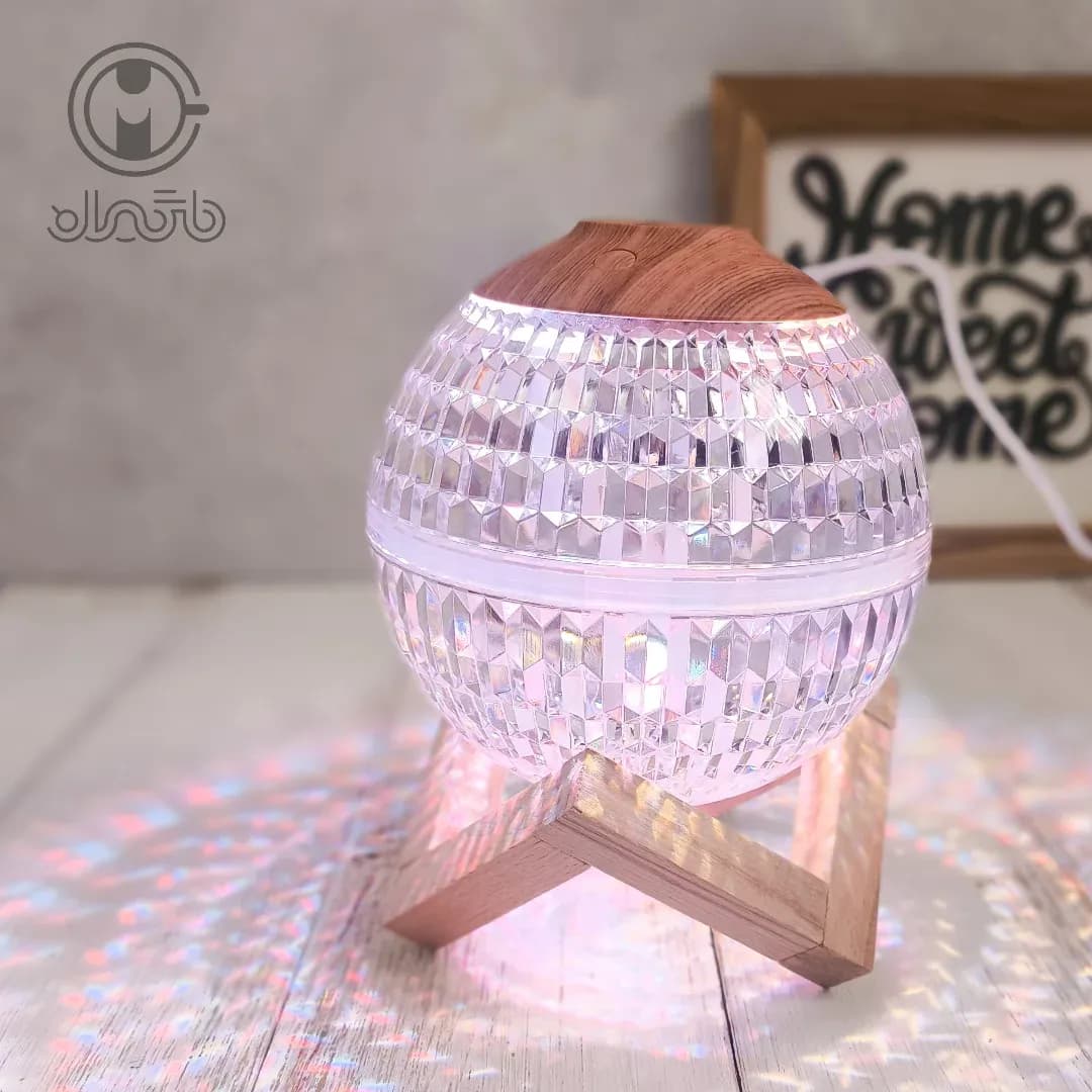 بخور سرد و شبخواب طرح گوی چراغ دار RGB — تصویر ۱۲