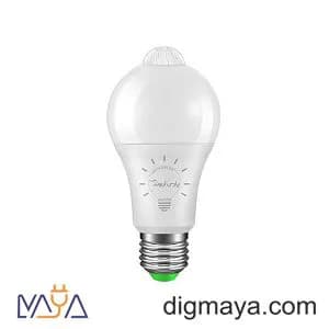 لامپ سنسوردار 12 وات LED حبابی پارس اروند — تصویر ۲