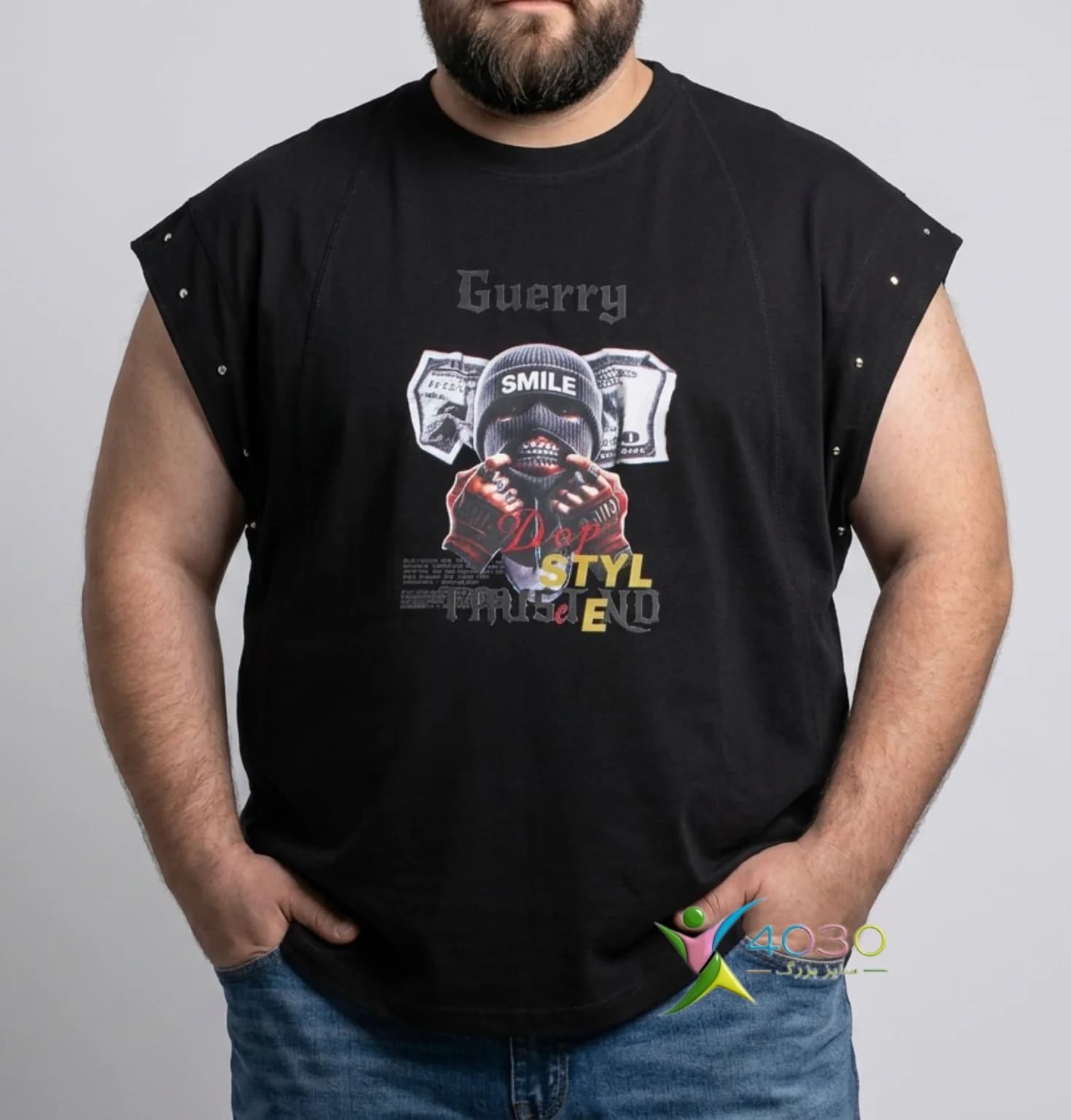 وست GUERRY سایز بزرگ مردانه ( 881 ) — تصویر ۶