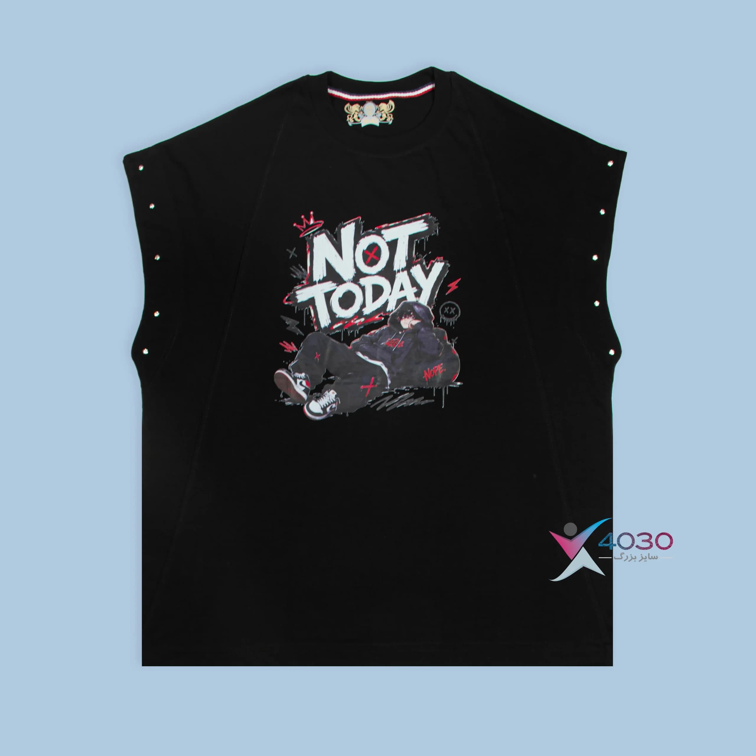 وست NOT TODAY سایز بزرگ مردانه ( 879 ) — تصویر ۷