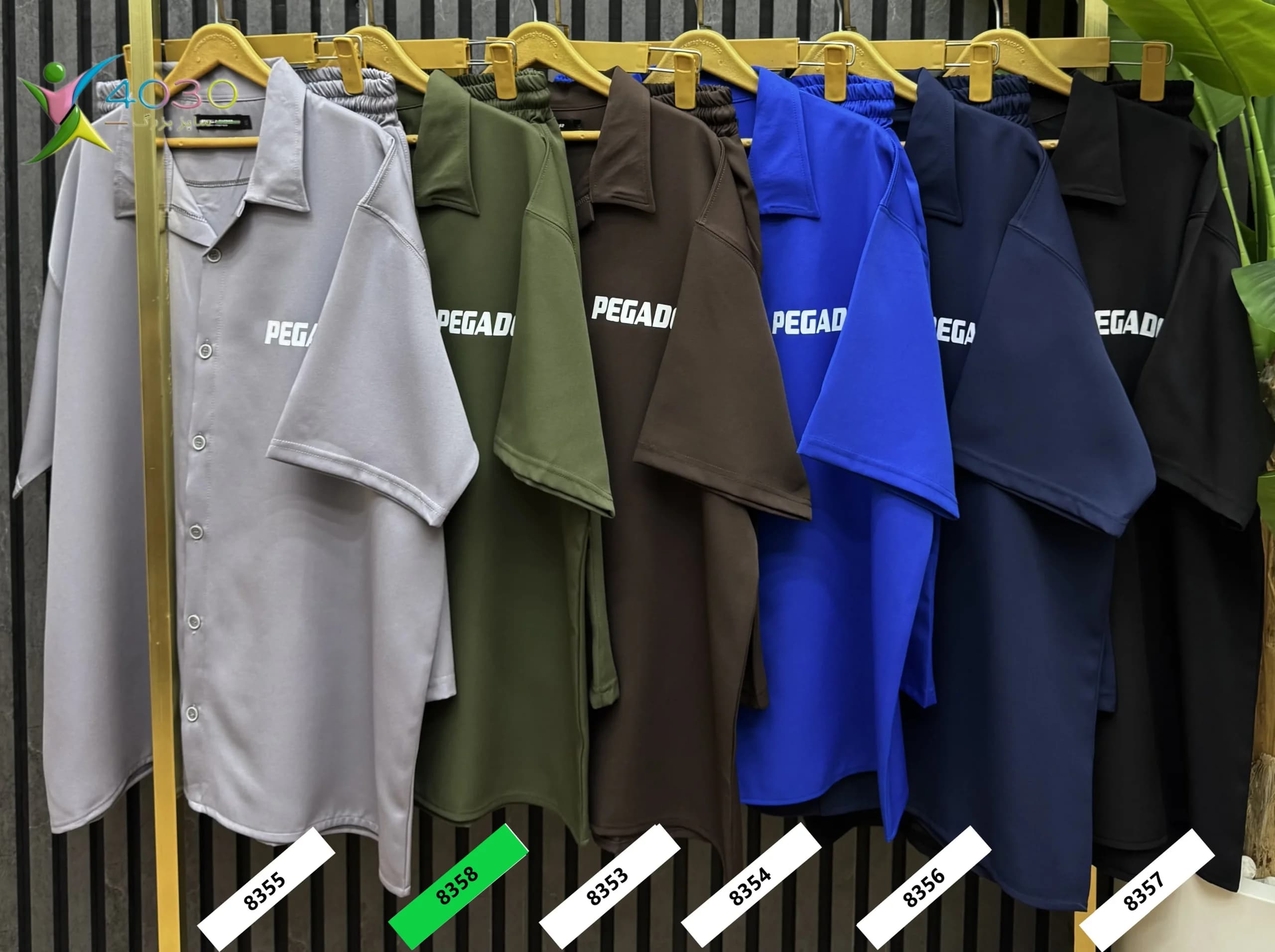 ست پیراهن و شلوارک مازراتی PEGADOR6 سایز بزرگ مردانه ( 8358 ) — تصویر ۱۲