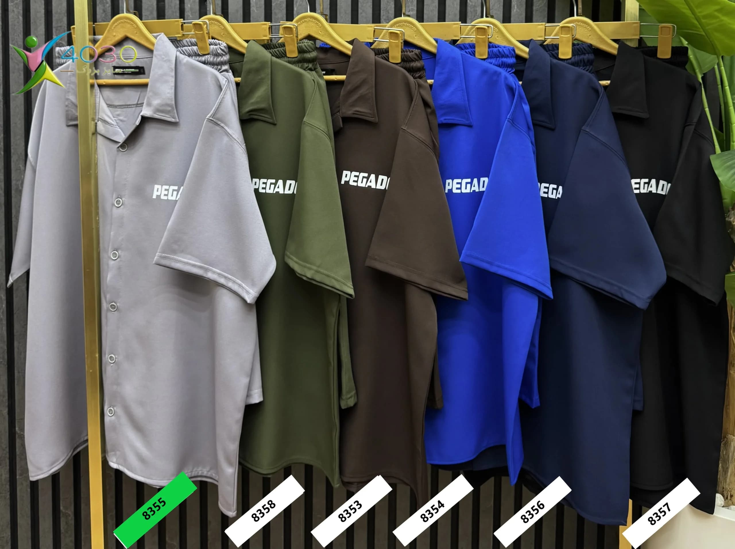 ست پیراهن و شلوارک مازراتی PEGADOR3 سایز بزرگ مردانه ( 8355 ) — تصویر ۶
