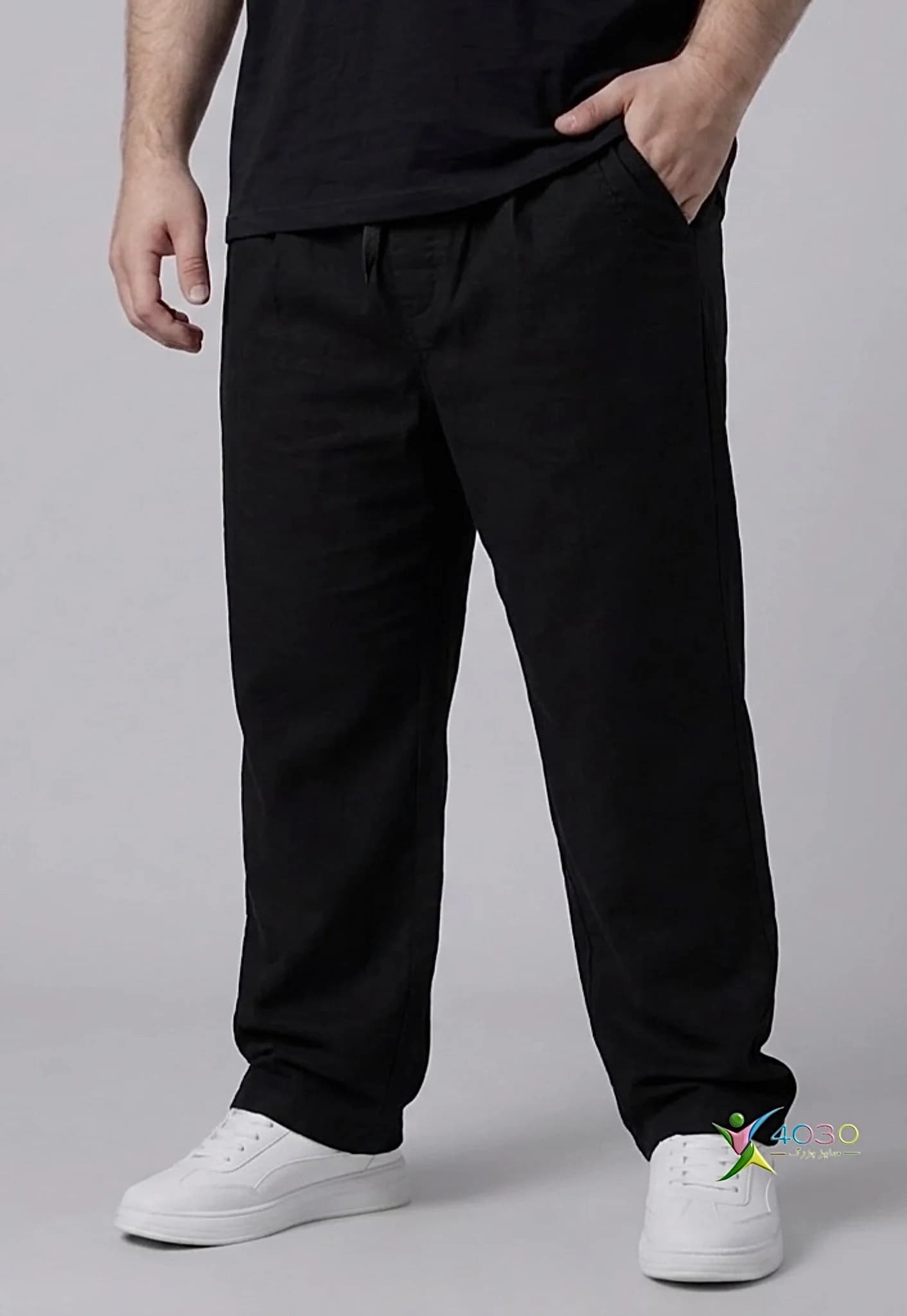 شلوار جین کمرکش ZARA سایز بزرگ مردانه ( 3861 ) — تصویر ۴