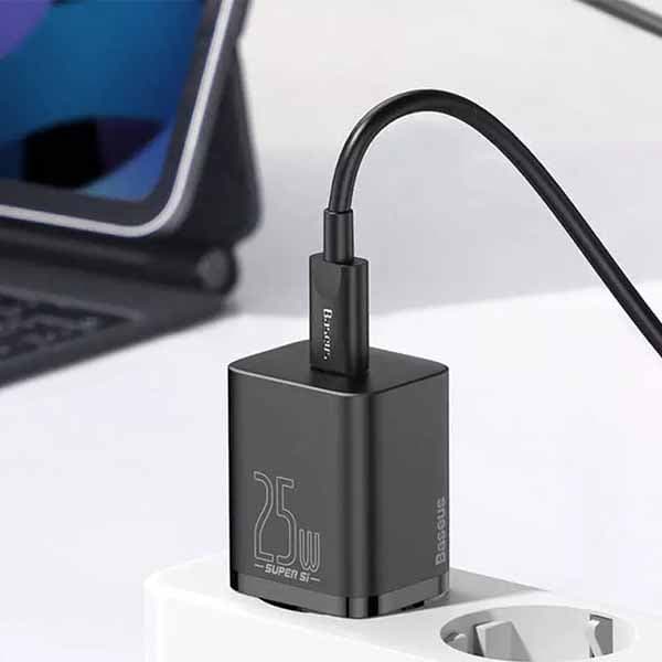 شارژر دیواری فست شارژ بیسوس Baseus Super Si 1C 25W CCSP020101 EU توان 25 وات — تصویر ۵