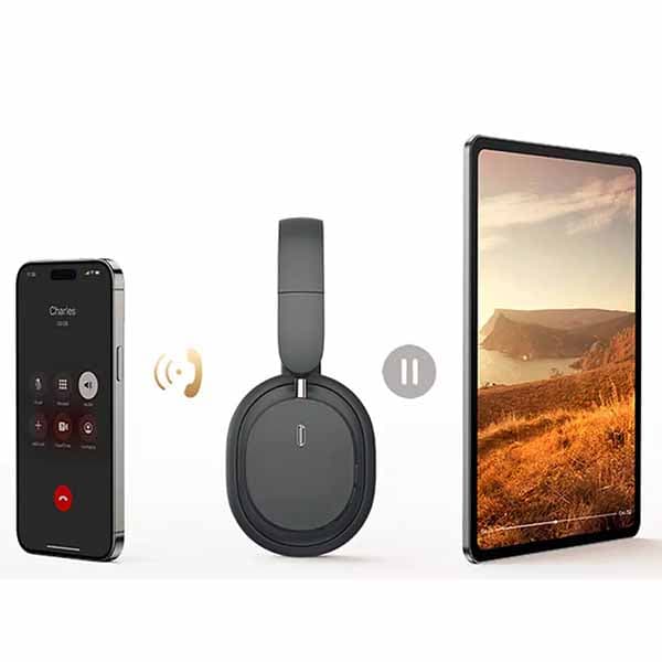 هدفون بلوتوث بیسوس Baseus D05 Bowie Spatial Audio NGTD020213 — تصویر ۱۲