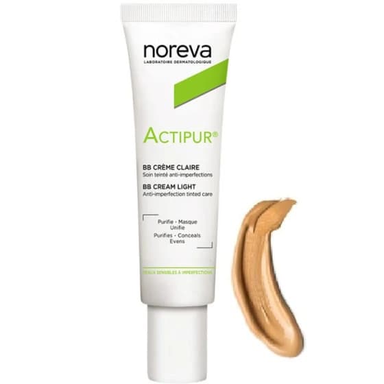 بی بی کرم ضد جوش نوروا (Noreva Actipur) رنگ لایت (Light) ۳۰ میلی‌لیتر(100% اصلی بشرط مرجوعی) — تصویر ۳