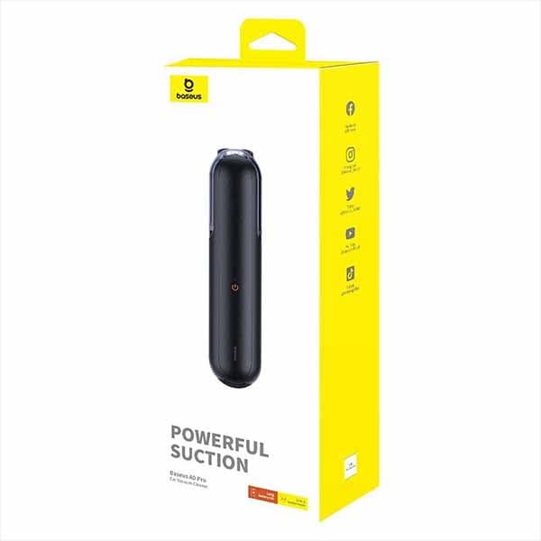 جارو شارژی ماشین بیسوس Baseus A0 Pro Car Vacuum Cleaner C30466500111-00 توان 30 وات — تصویر ۲