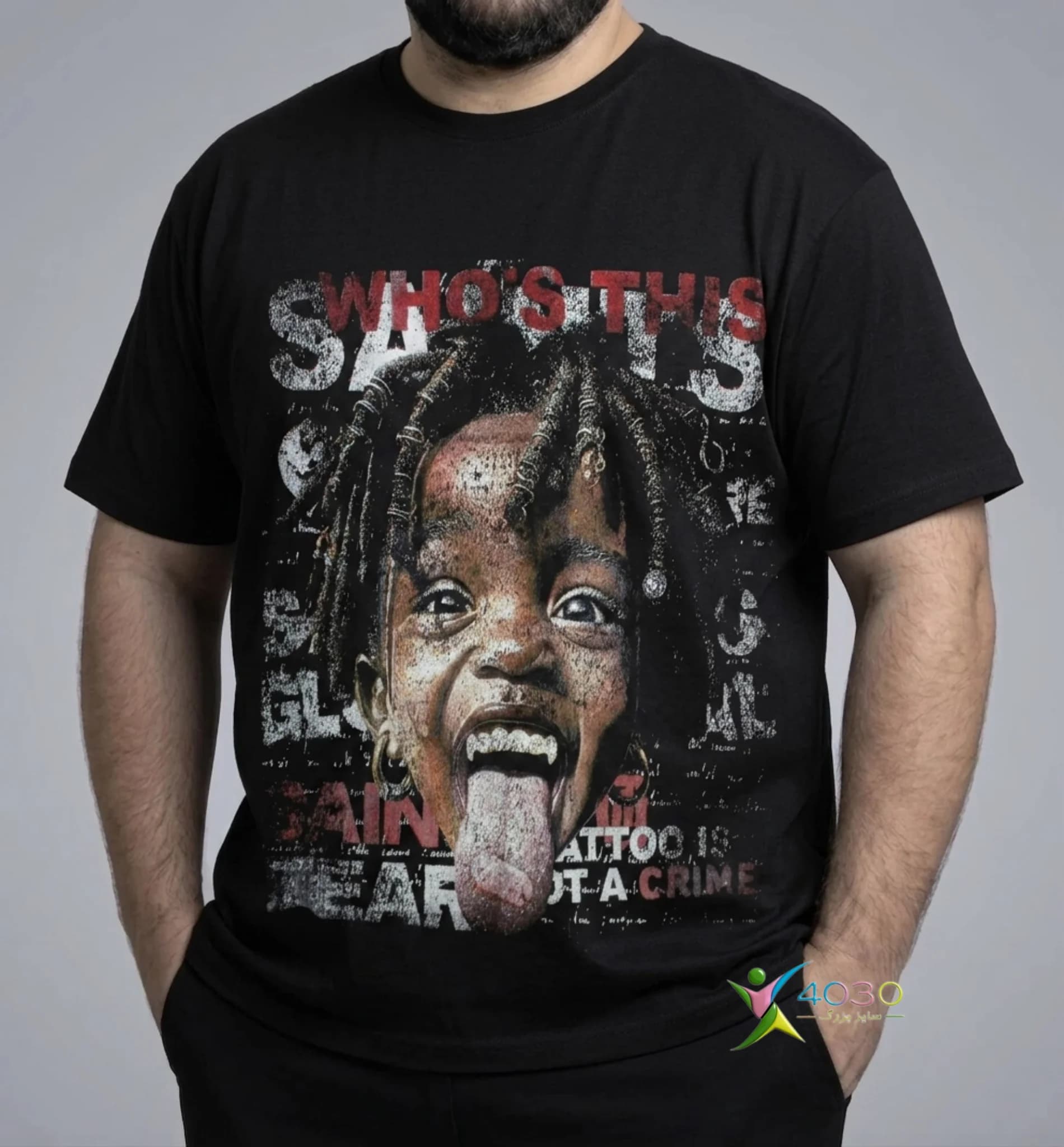 تیشرت پشت طرحدار BOY سایز بزرگ مردانه ( 873 ) — تصویر ۸