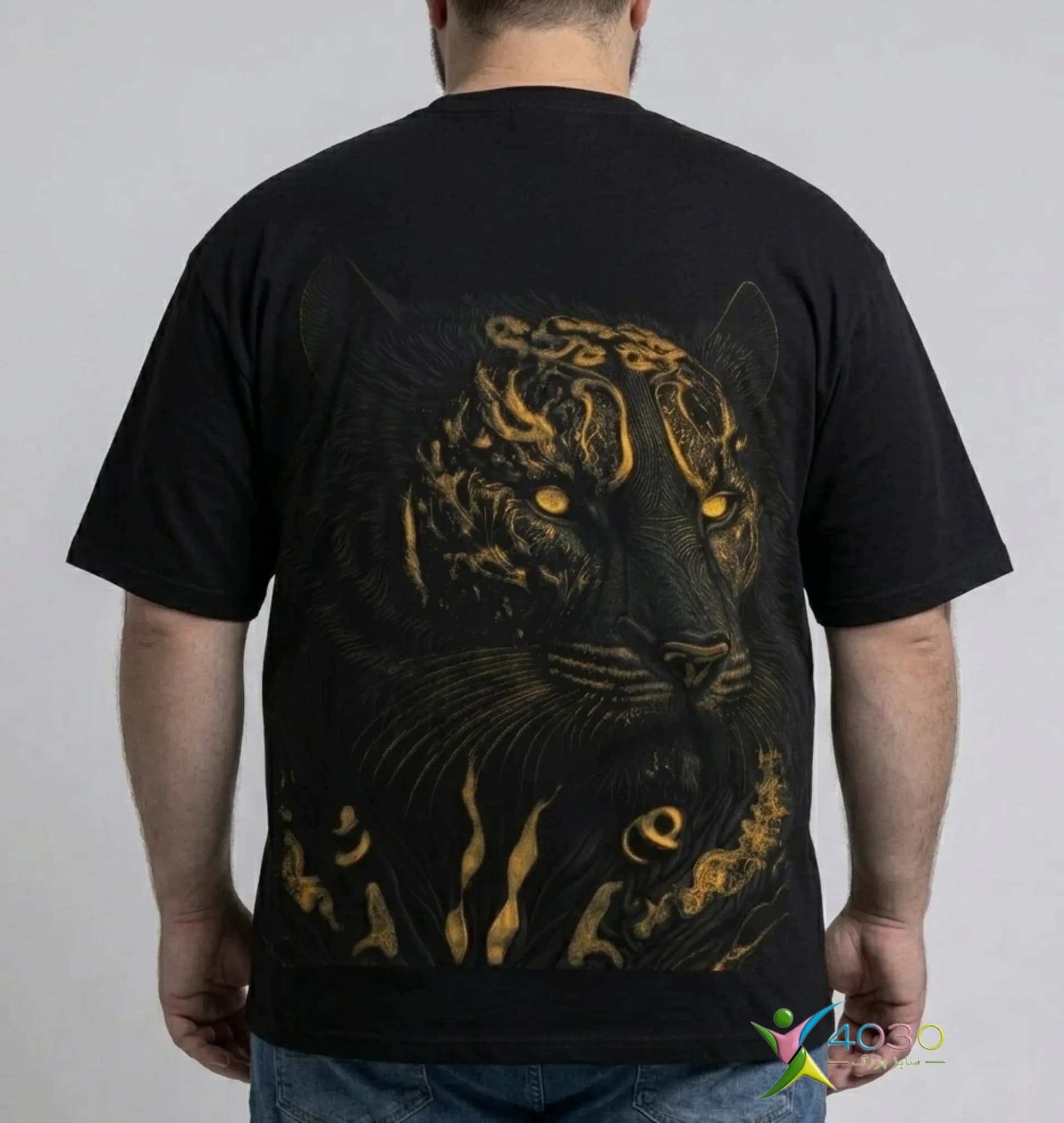 تیشرت پشت طرحدار TIGER3 سایز بزرگ مردانه ( 869 )