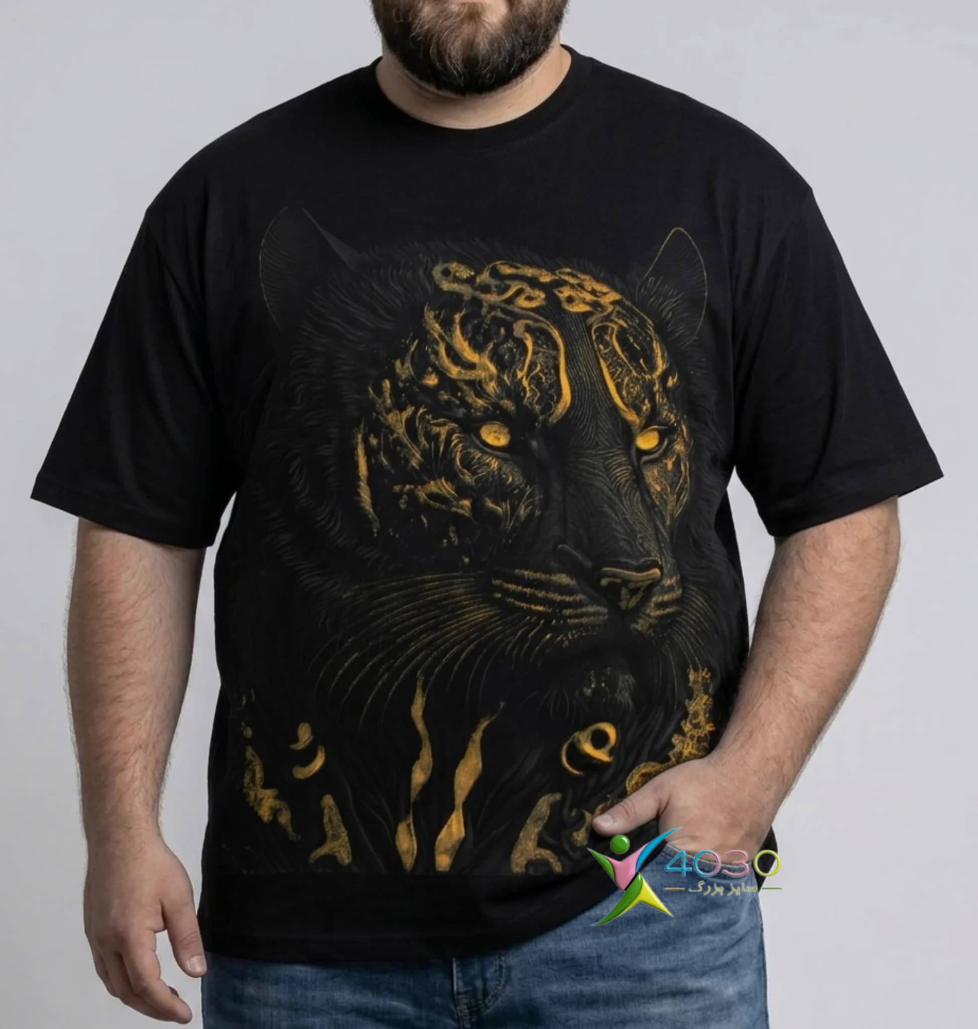 تیشرت پشت طرحدار TIGER3 سایز بزرگ مردانه ( 869 ) — تصویر ۲