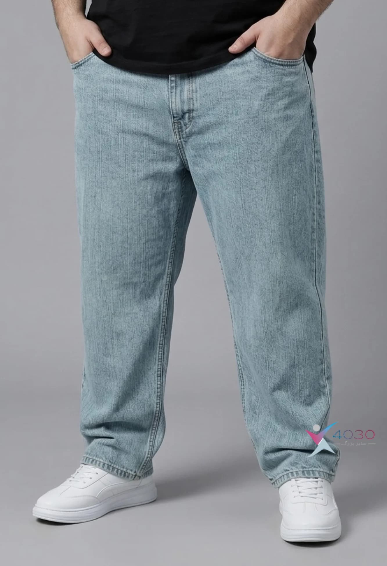 شلوار جین Giant Jean سایز بزرگ مردانه ( 4514 ) — تصویر ۱۲