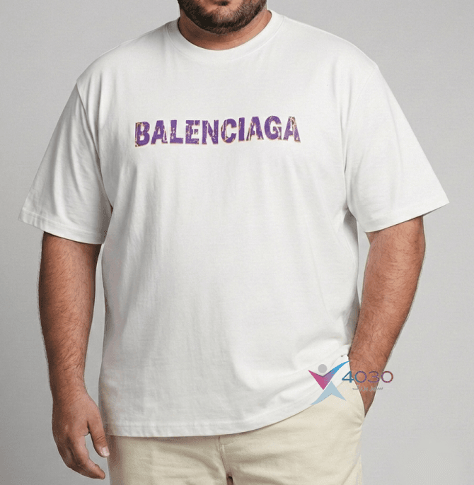 تیشرت Balenciaga سایز بزرگ مردانه ( 704 ) — تصویر ۱۰