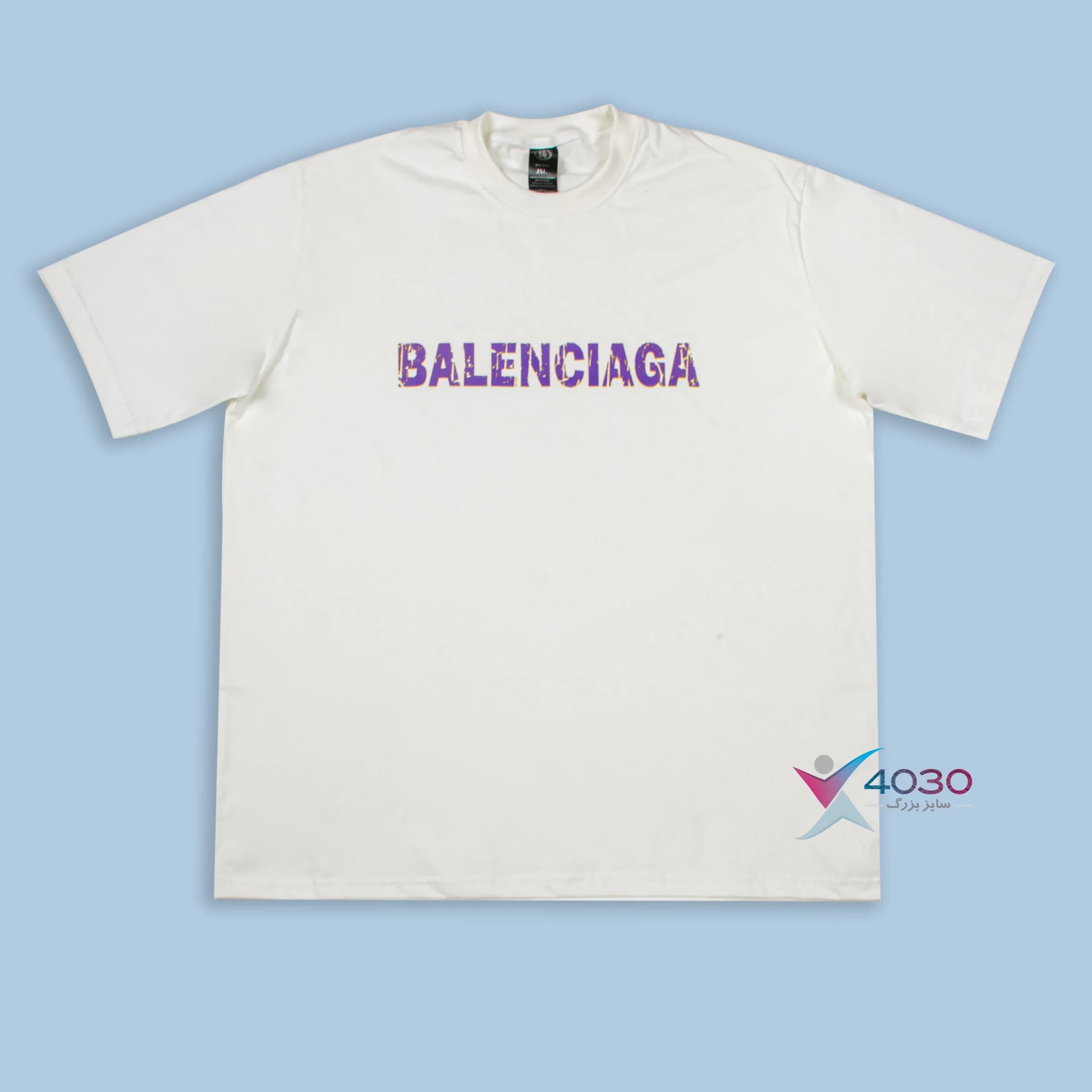 تیشرت Balenciaga سایز بزرگ مردانه ( 704 ) — تصویر ۴