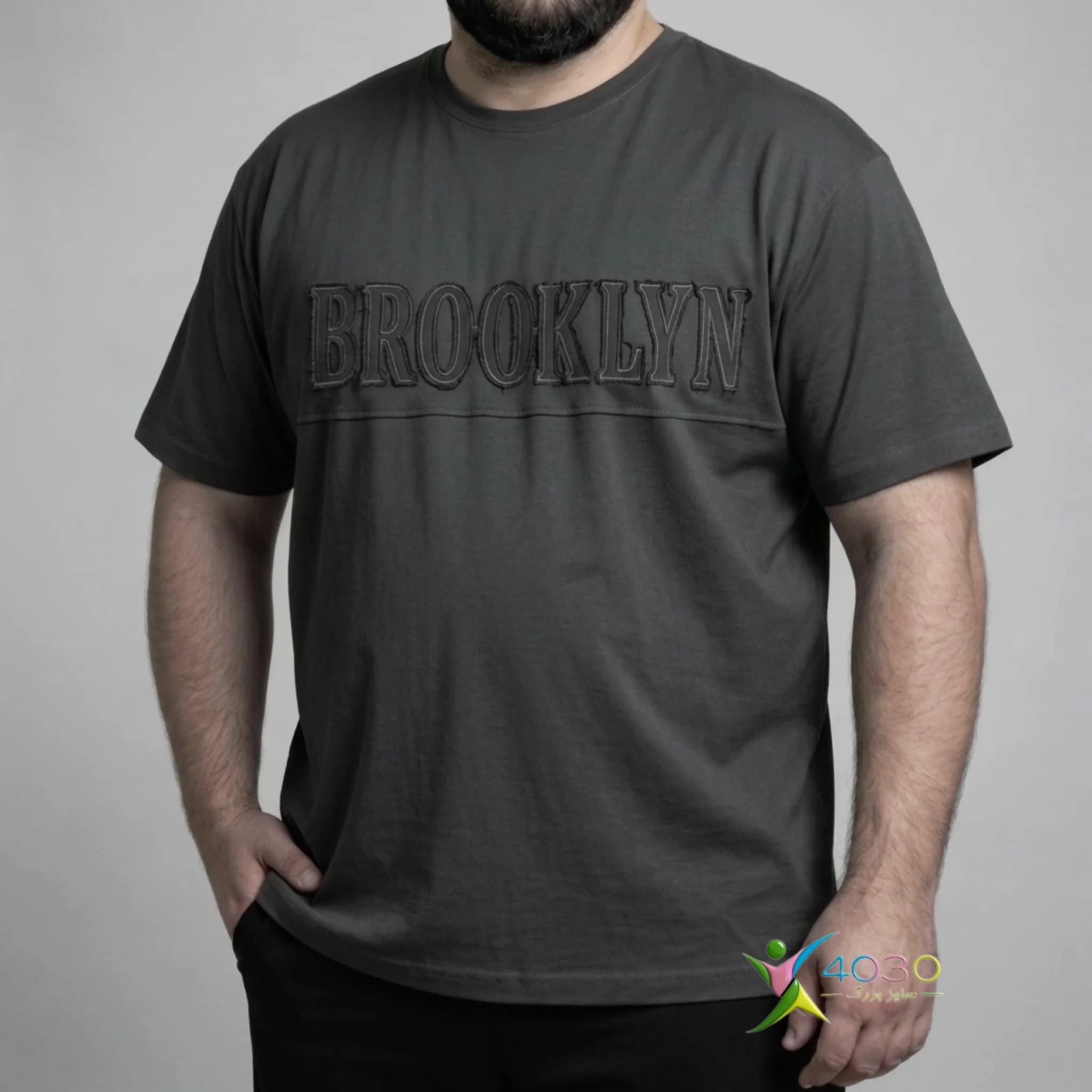 تیشرت ماکان BROOKLYN سایز بزرگ مردانه ( 864 ) — تصویر ۶