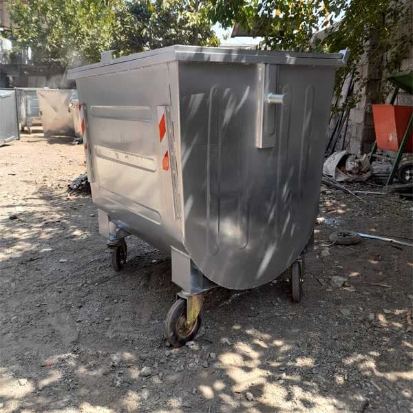 سطل زباله 660 لیتری محدب — تصویر ۲