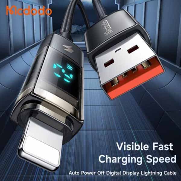 کابل USB به لایتنینگ مک دودو Mcdodo CA-3620 طول 1.2 متر توان 12 وات — تصویر ۲