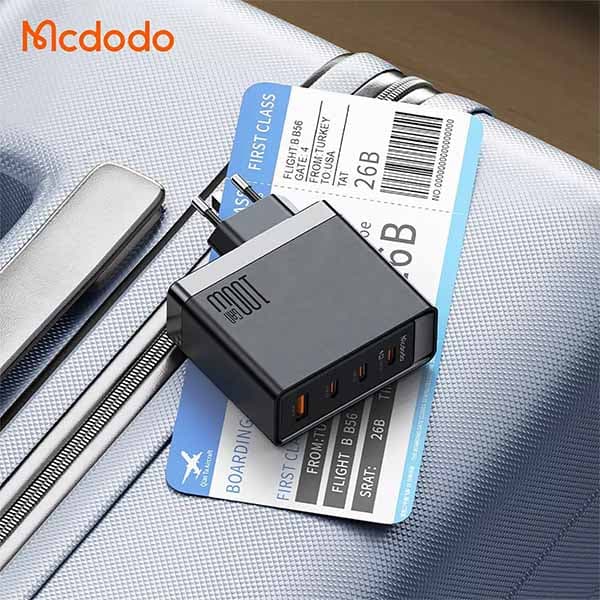 شارژر دیواری مک دودو Mcdodo CH-514 GaN PD 3XType C USB Charger توان 100 وات — تصویر ۳