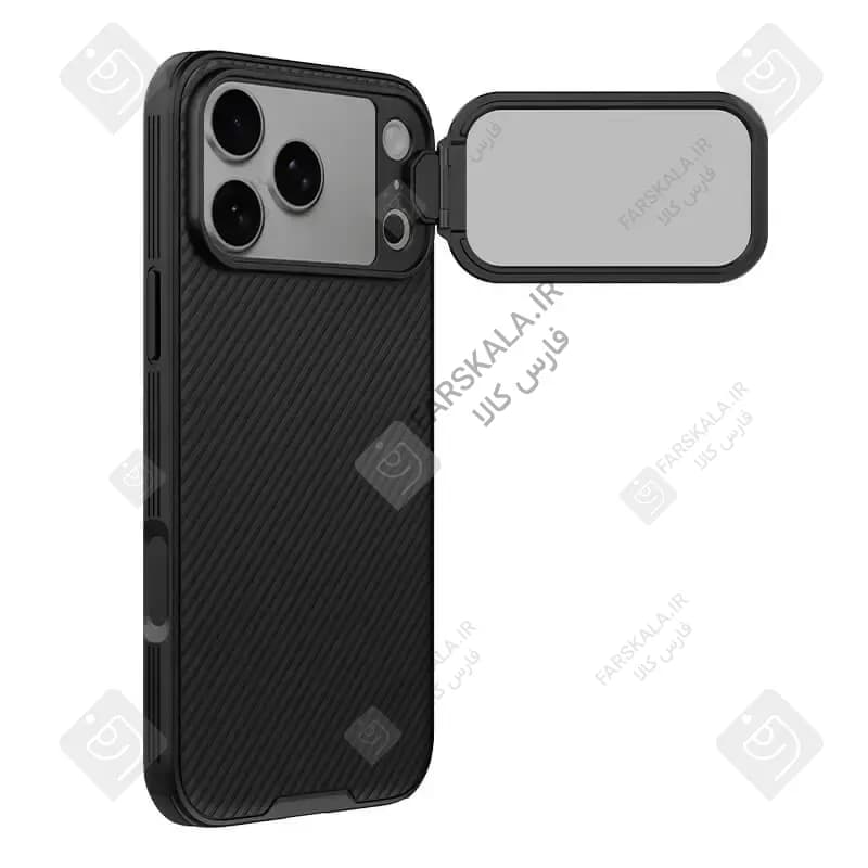 گارد لنز استندی مگنتی نیلکین Camshield Prop Magnetic گوشی آیفون 17 پرو مکس — تصویر ۵