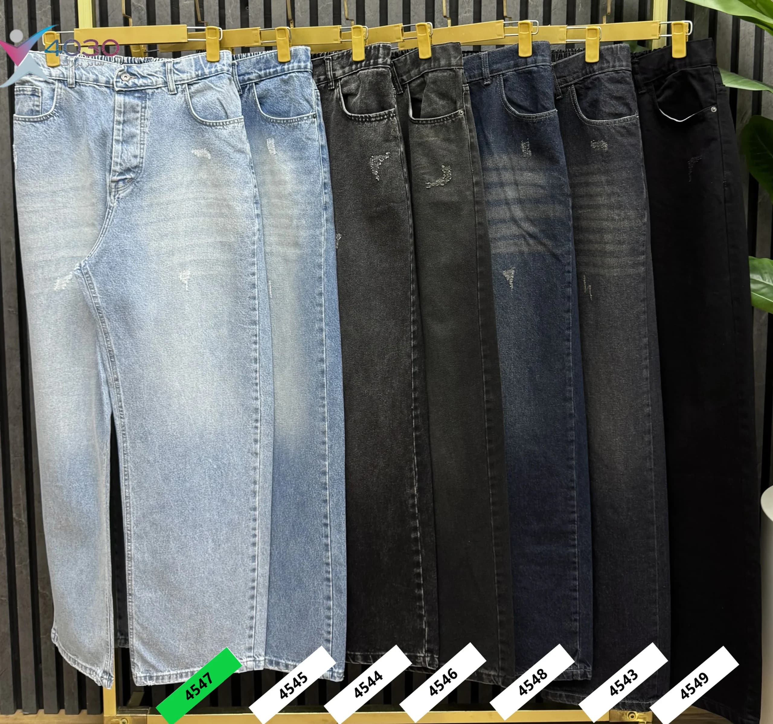 شلوار جین بگ استایل ZARA سایز بزرگ مردانه ( 4547 ) — تصویر ۸