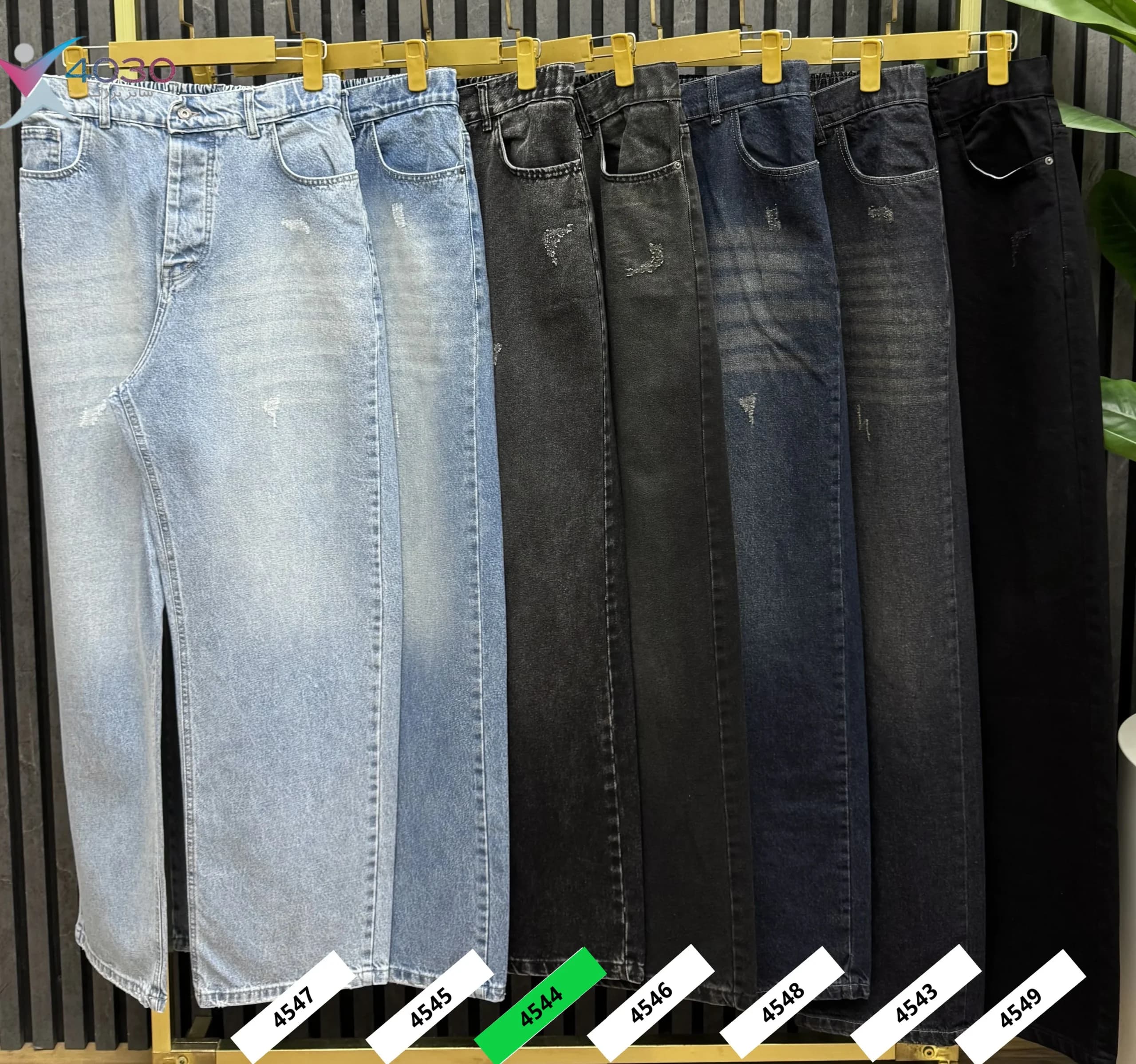 شلوار جین بگ استایل ZARA سایز بزرگ مردانه ( 4544 ) — تصویر ۸