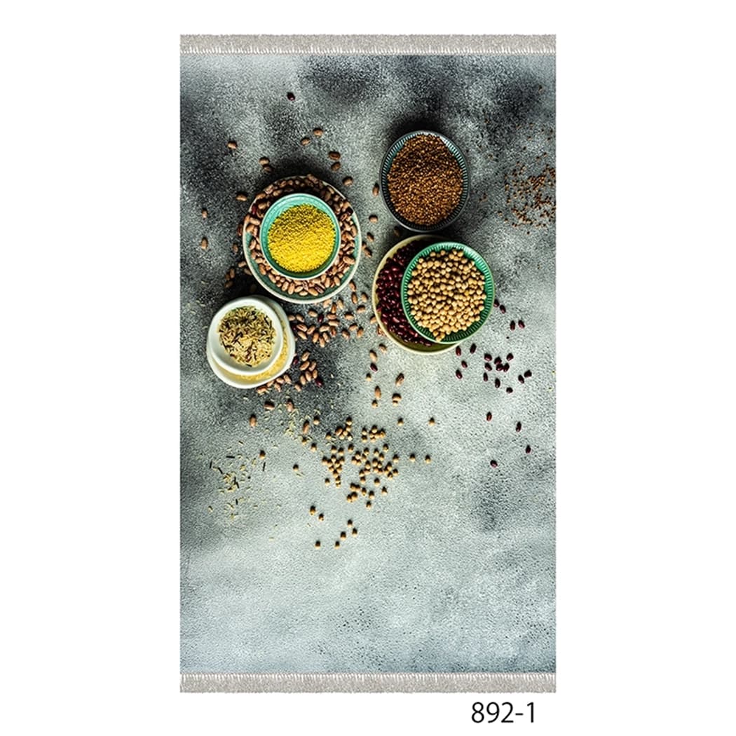 فرش آشپزخانه طرح حبوبات و غلات کد 892 — تصویر ۵