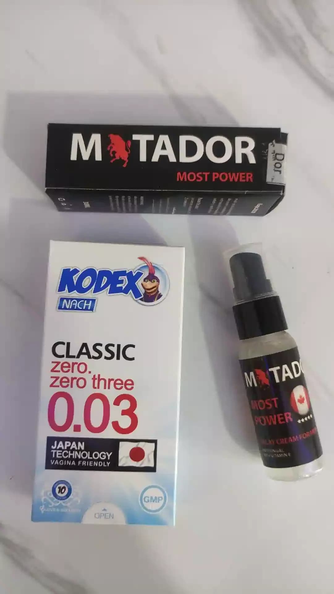 کرم تاخیری ماتادور + کاندوم ناچ کدکس مدل 0.03 (بسته 10 عددی)