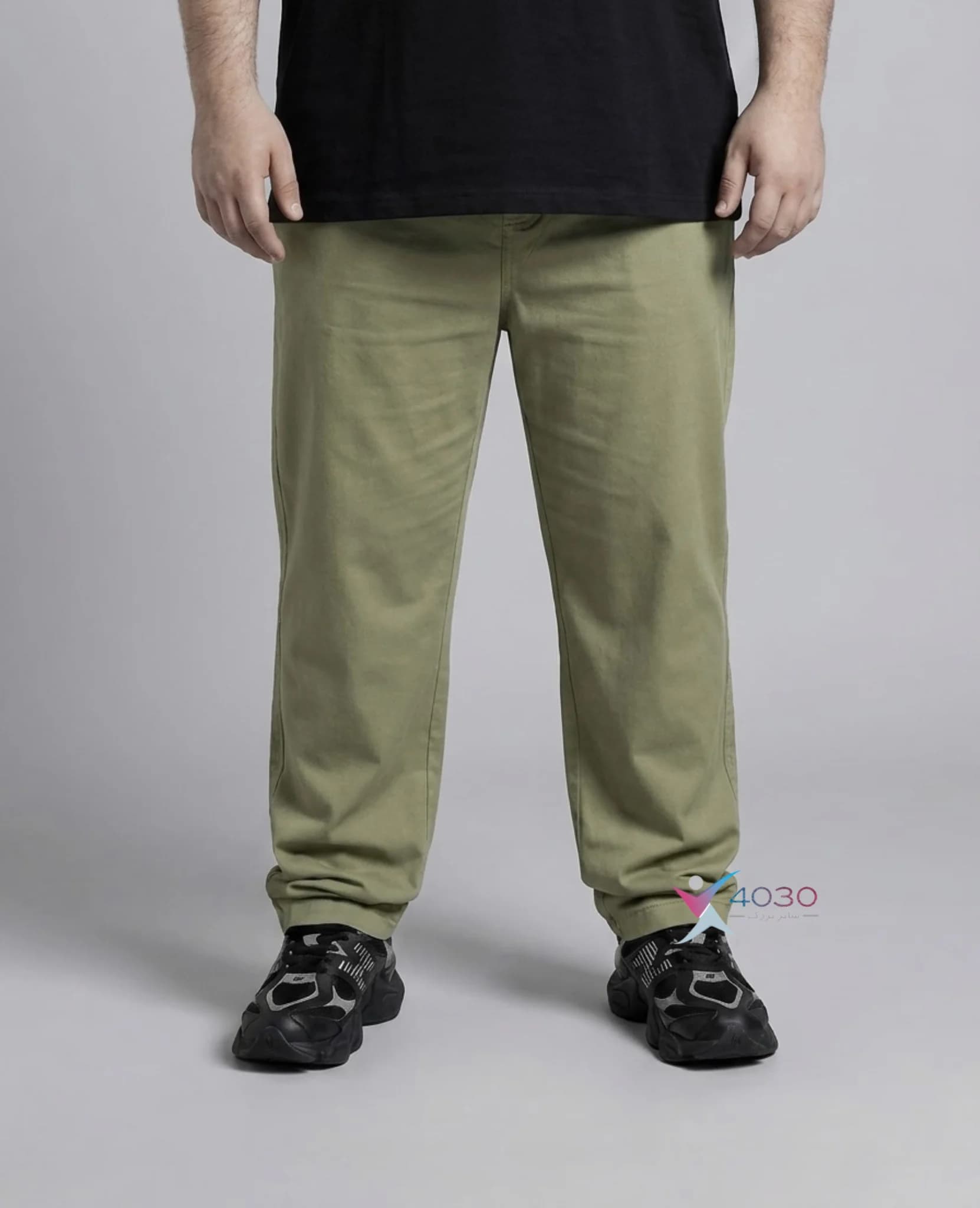 شلوار اسلش کتان ZARA زارا سایز بزرگ مردانه ( 3831 ) — تصویر ۷