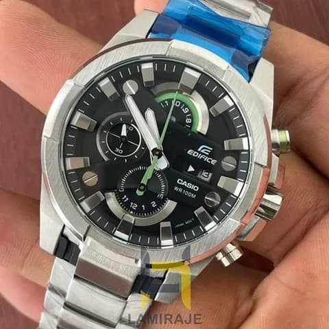 ساعت مردانه کاسیو ادیفایس کاسیو Edifice EF-540D-1A با بند فلزی سیلور — تصویر ۴