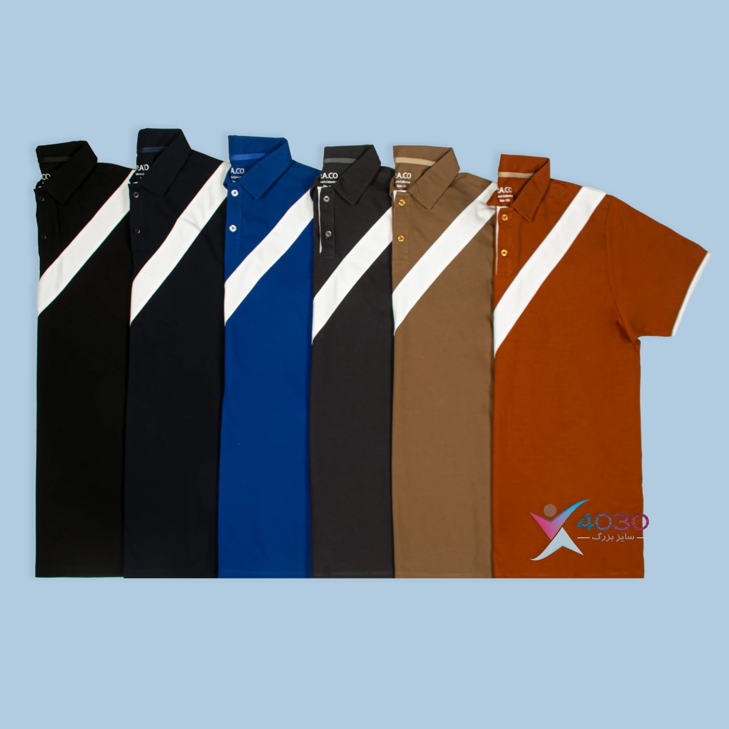 پولوشرت DIAGONAL سایز بزرگ مردانه ( 757 )