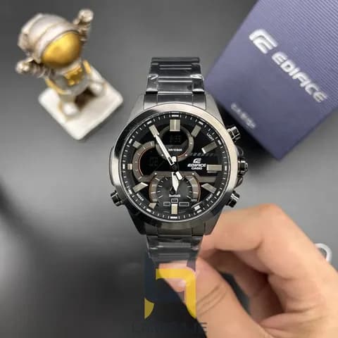 ساعت مردانه کاسیو ادیفایس کاسیو Edifice ECB-30DC-1A با بند استیل مشکی — تصویر ۷