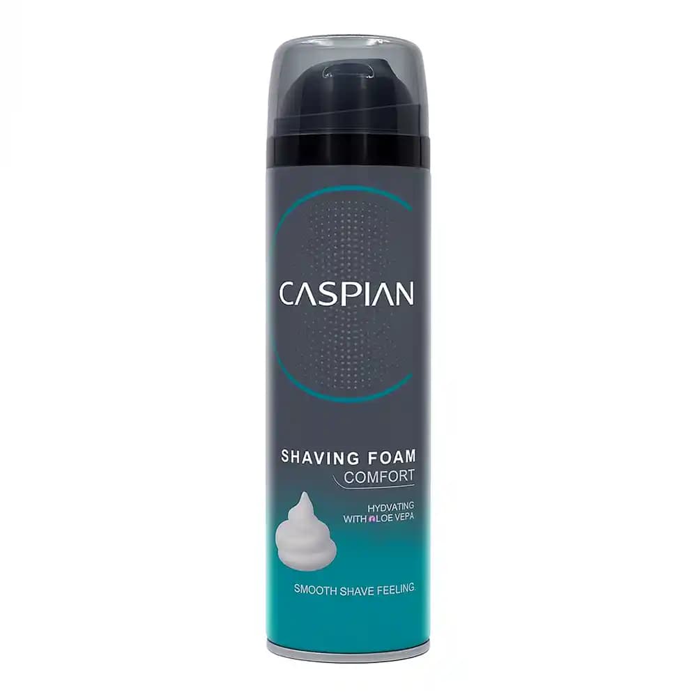 فوم اصلاح کامفورت کاسپین (Caspian) مدل Comfort حجم 200 میلی‌لیتر