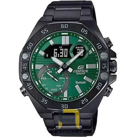 ساعت مردانه کاسیو ادیفایس کاسیو edifice ECB-10DC-3ADF با بند استیل مشکی