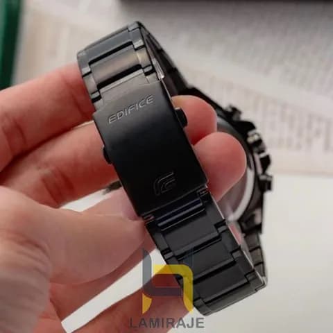 ساعت مردانه کاسیو ادیفایس کاسیو edifice ECB-10DC-3ADF با بند استیل مشکی — تصویر ۲