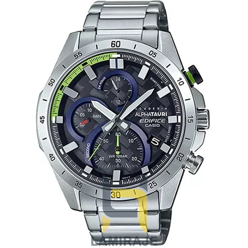 ساعت مردانه کاسیو ادیفایس کاسیو Edifice EFR-571AT-1ADR بند و قاب استیل رنگ ثابت،مسترکوالیتی — تصویر ۳