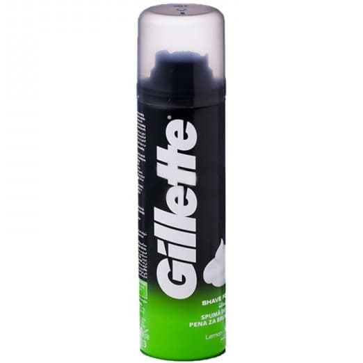 فوم اصلاح ژیلت (Gillette) مدل Lemon Lime حجم 200 میلی‌لیتر — تصویر ۲