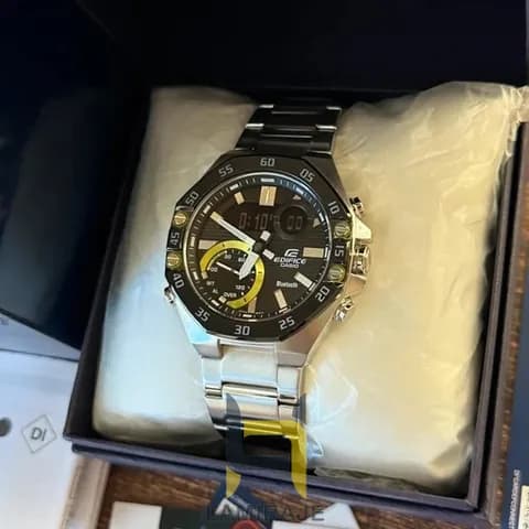 ساعت مردانه کاسیو ادیفایس کاسیو Edifice ECB-10DB-1A با بند استیل سیلور — تصویر ۵