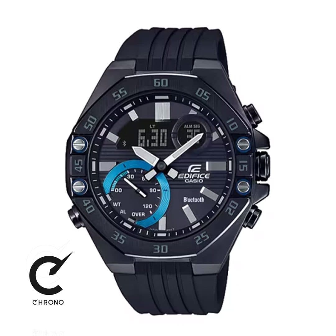 ساعت مردانه کاسیو ادیفایس کاسیو Edifice ECB-10PB-1A بند رابر. رنگ ثابت،مسترکوالیتی — تصویر ۹