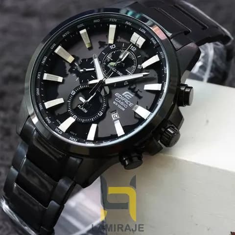 ساعت مردانه کاسیو ادیفایس کاسیو Edifice EFR-303DC-1AVUPR با بدنه مشکی — تصویر ۴