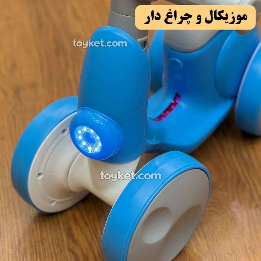 مینی موتور کودک وسپی موزیکال و چراغ دار برند Relish — تصویر ۶