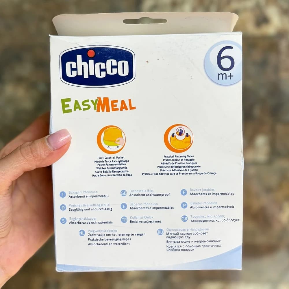 پیشبند یک بار مصرف چیکو Chicco Easy Meal بسته 40 عددی — تصویر ۶