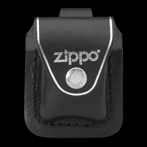 کیف چرمی زیپو مشکی پانچی